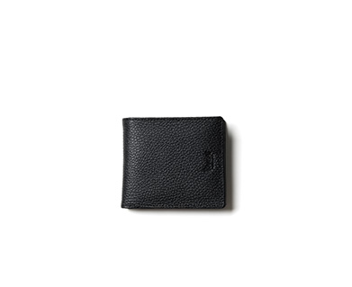 KANSAI_SELECTION メンズ二つ折財布（ブラック）