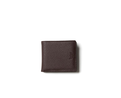 KANSAI_SELECTION メンズ二つ折財布（ブラウン）